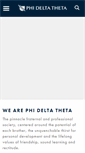 Mobile Screenshot of ou.phideltatheta.org