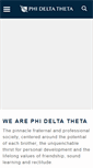 Mobile Screenshot of cornell.phideltatheta.org